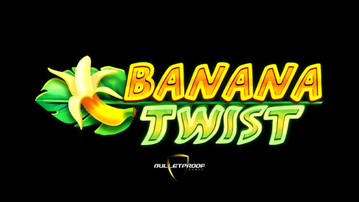 Tampilan visual slot Banana Twist dengan tema tropis dan buah-buahan segar.
